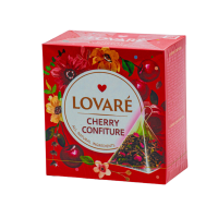 Чай Lovare Cherry Confiture, 15шт*2г/уп (в пірамідках)