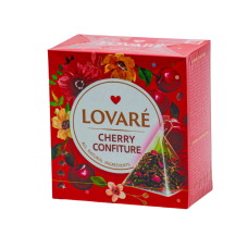 Чай Lovare Cherry Confiture, 15шт*2г/уп (в пірамідках)