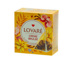 Чай Lovare Crème Brulee, 15шт*2г/уп (в пірамідках)