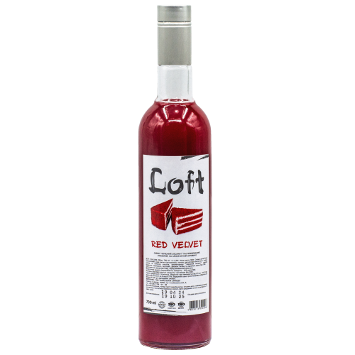 Сироп Loft Червоний оксамит, 0.7л (скло)