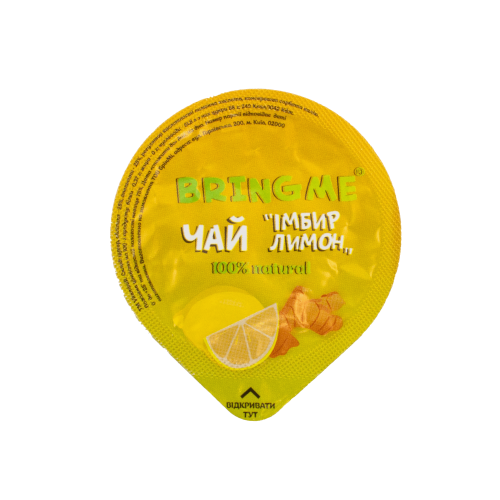 Чай-концентрат BringMe имбирь-лимон, пластик 50г (1/48)