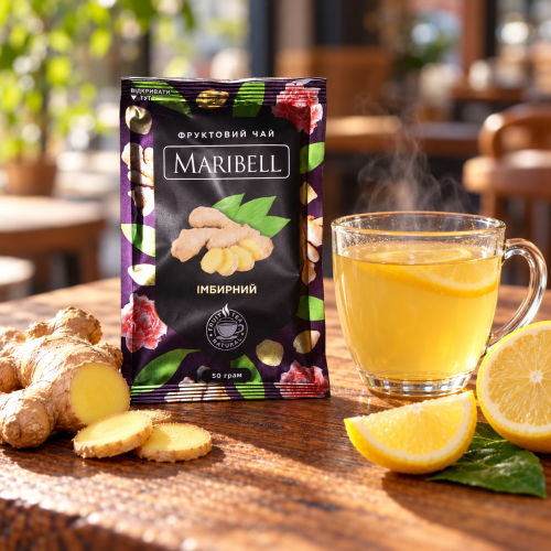 Чай-концентрат Maribell імбирний, саше 50г Чай-концентрат Maribell імбирний, саше 50г