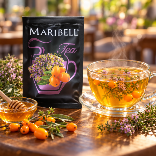 Чай-концентрат Maribell облепиха-чабрец, саше 50г