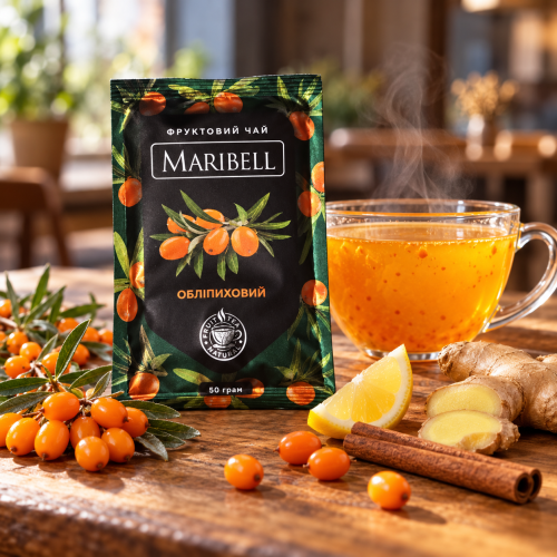 Чай-концентрат Maribell обліпиховий, саше 50г