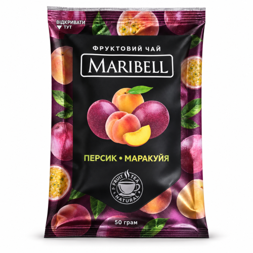 Чай-концентрат Maribell персик-маракуйя, саше 50г