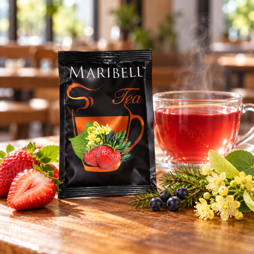 Чай-концентрат Maribell полуниця-хвоя-липа, саше 50г Чай-концентрат Maribell полуниця-хвоя-липа, саше 50г