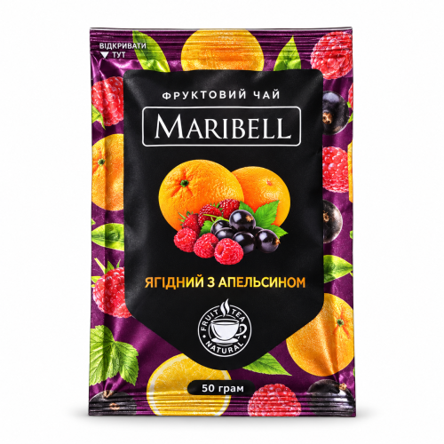 Чай-концентрат Maribell ягідний з апельсином, саше 50г
