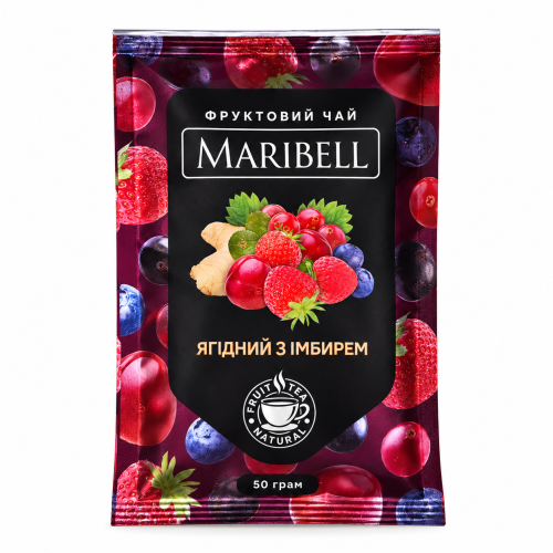 Чай-концентрат Maribell ягідний з імбирем, саше 50г