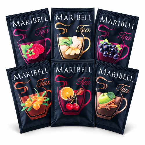 Чай-концентрат Maribell шиповник-малина-имбирь, саше 50г