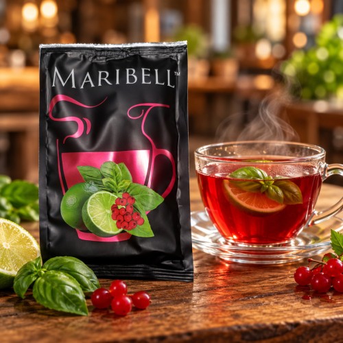 Чай-концентрат Maribell калина-лайм-базилик, саше 50г