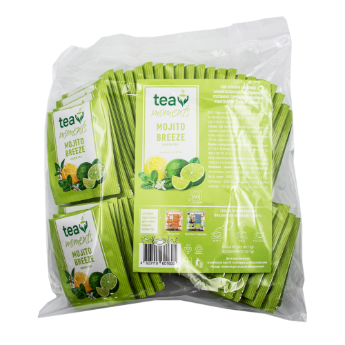 Чай зелений байховий "Tea Moments" Mojito Breeze (50шт/уп)