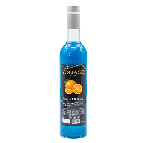Сироп YONAGO Блю Кюрасао 0,7л срібло