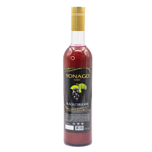 Сироп YONAGO Чорна смородина 0,7л золото