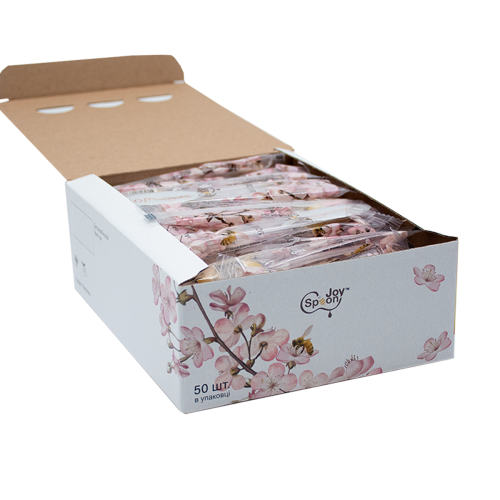 Мед порційний в ложці Spoon Joy, 7г/шт (1/50) Мед порційний в ложці Spoon Joy, 7г/шт (1/50)