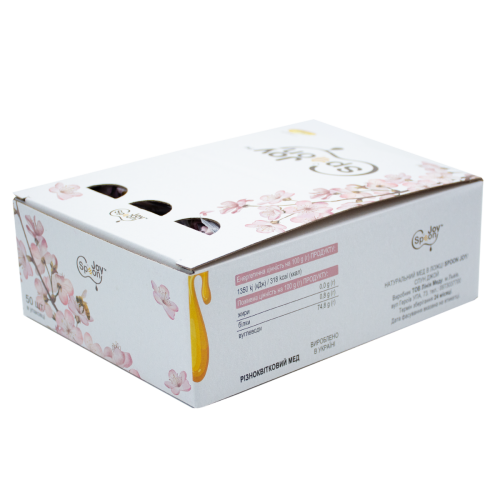 Мед порційний в ложці Spoon Joy, 7г/шт (1/50) Мед порційний в ложці Spoon Joy, 7г/шт (1/50)