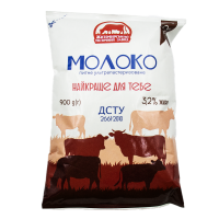 Молоко Professional Line ЯЩИК 3.2%, 900г (пакет) (1/15)