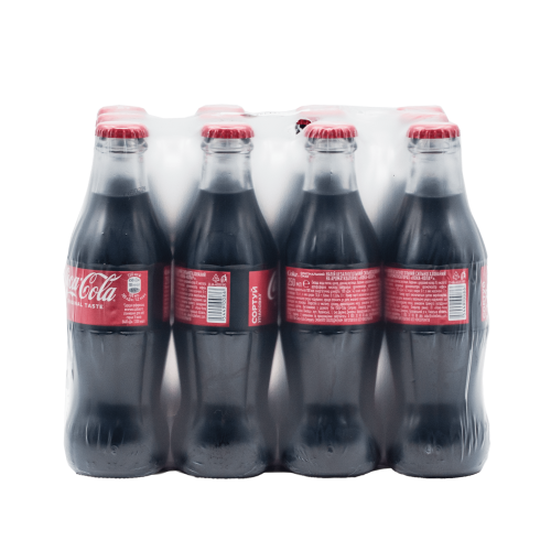 Напій Coca-Cola сильногазований 0,25л скло, шт