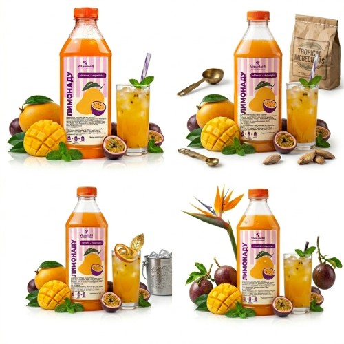 Лимонад VitaminiЯ манго-маракуйя, пластик 1л