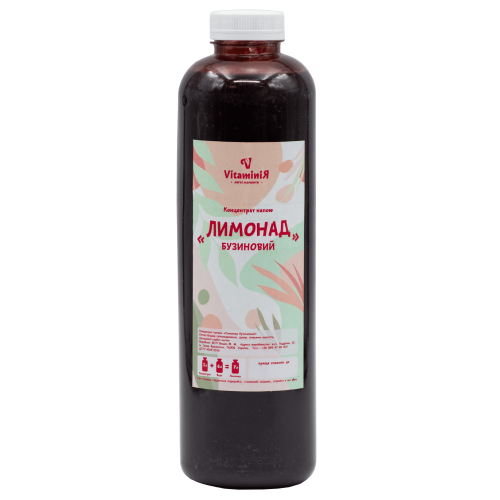 Концентрат напою VitaminiЯ бузина, пластик 1л Концентрат напою VitaminiЯ бузина, пластик 1л