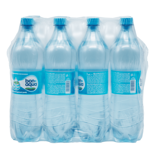 Вода минеральная Bonaqua ПАК негазированная 1л, 12 шт