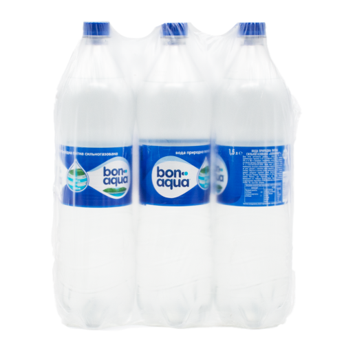 Вода минеральная Bonaqua сильногазированная, 1,5л