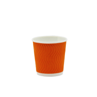 Стакан паперовий гофрований помаранчевий 110мл 30шт/пач Стакан паперовий гофрований помаранчевий 110мл 30шт/пач