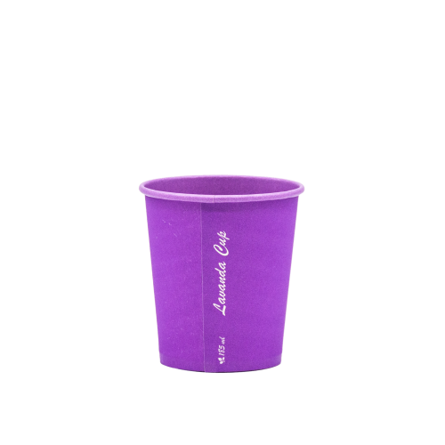  Стакан бумажный однослойный "Lavanda Cup" 110мл
