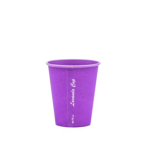 Стакан бумажный однослойный «Lavanda Cup» 175мл