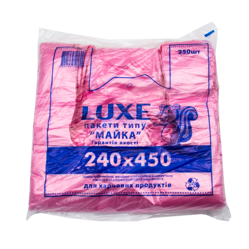 Пакет полиэтиленовый "Майка" 24*45см