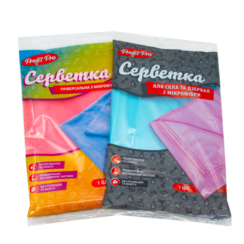 Мікрофібра універсальна 30*30 1шт/пак