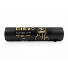 Пакеты для мусора DiEvo 240л/5шт, прочные, черные (25шт/ящ)