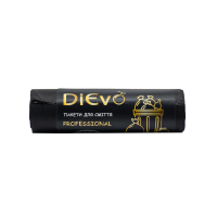 Пакеты для мусора DiEvo 120л/10шт, прочные, черные (30шт/ящ)