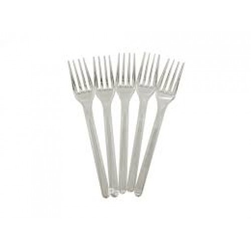 Вилка пластиковая 17см прозрачная Standart