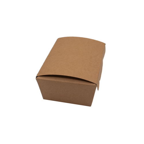 Коробка паперова з кришкою для Суші 165*105*58 крафт/крафт (25/200)