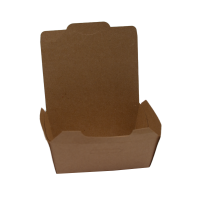 Коробка паперова з кришкою для Суші 130*88*48 крафт/крафт (50/100)