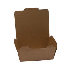 Коробка паперова з кришкою для Суші 130*88*48 крафт/крафт (50/100)