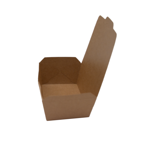 Коробка паперова з кришкою для Суші 165*105*58 крафт/крафт (25/200)