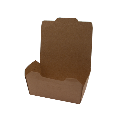 Коробка паперова з кришкою для Суші 165*105*58 крафт/крафт (25/200)