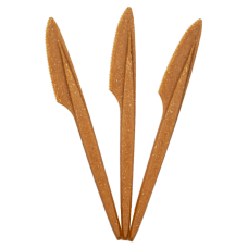 Ніж біокомпозит 18см Forest 100шт/пач