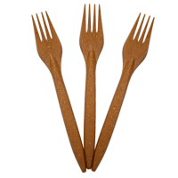 Вилка биокомпозит 18см Forest 100шт/пач