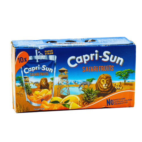 Відвідай приголомшливі смаки з соком Capri-Sun Safari Fruits