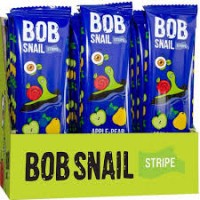 Цукерки Bob Snail яблучно-чорничний страйп 14г