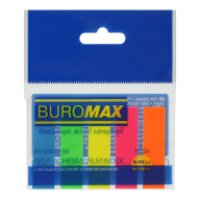 Стікер-закладка Buromax пластикова, кольорова