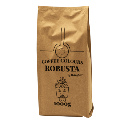 Насолоджуйтесь ароматною Кавою в зернах 1кг - Coffee Colours Robusta